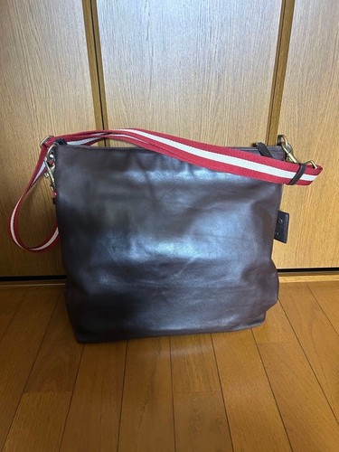 Bally dark brown leather - brown,