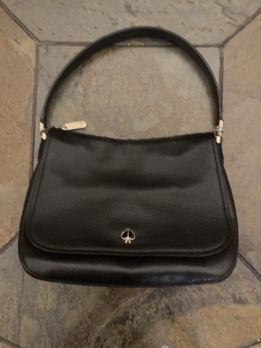 Nwot kate spade black - black, pebbled