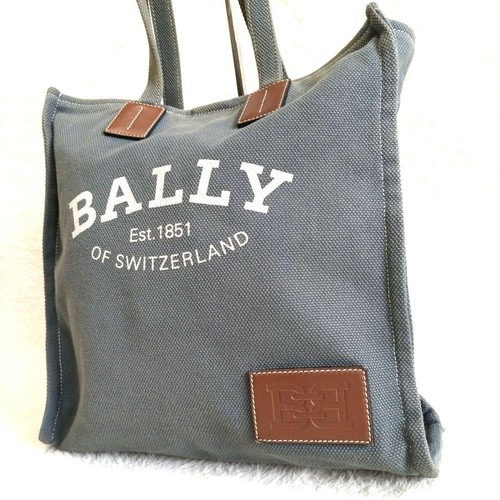 Bally canvas tote bag gray - canvas,