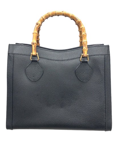 Gucci bamboo handbag black - handbag,