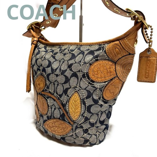 Coach floral denim bleecker - coach,