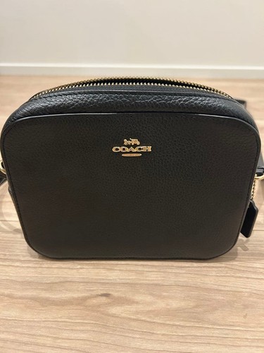 Coach black leather - coach, shoulder