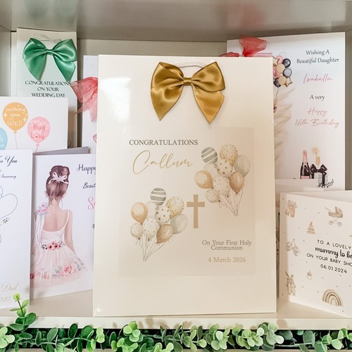 First holy communion gift bag - first,
