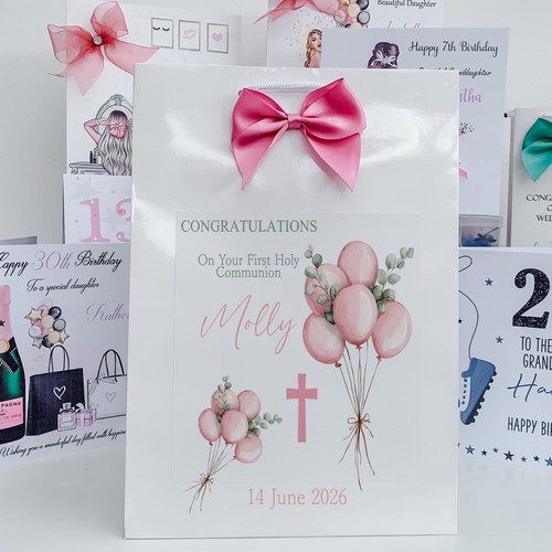 First holy communion gift bag - first,