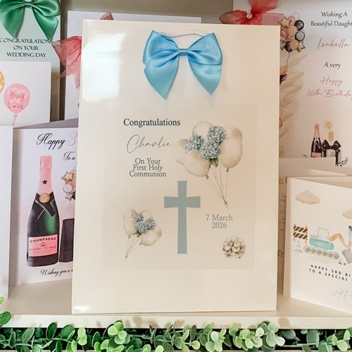 First holy communion gift bag - first,